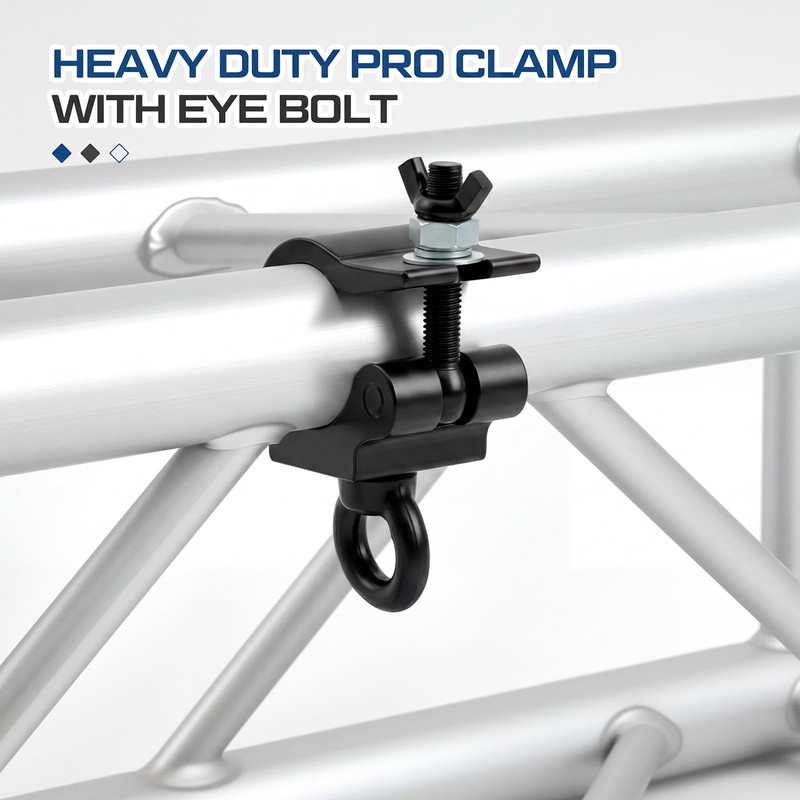 Pelopy 2 Pcs Heavy Duty 2 Inch Truss Clamp with