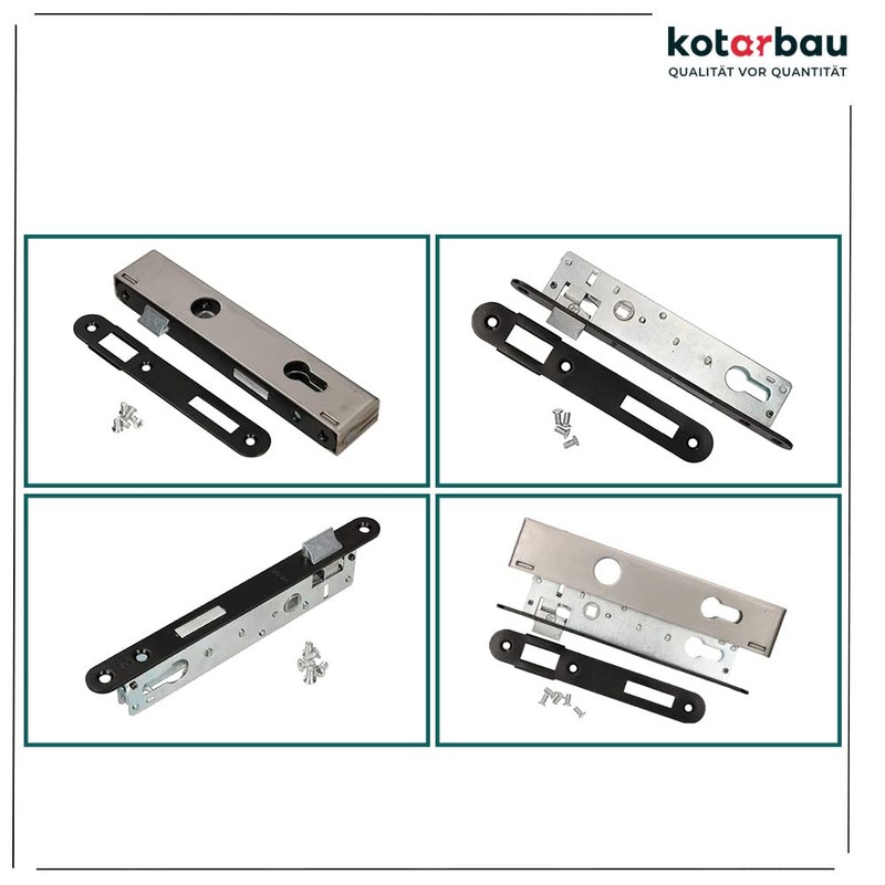 KOTARBAU Mortise Lock PZ 90/22 with Lock Case Counter Plate