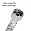 sourcing map 16 Inch Long Faucet Supply Line Connector, G3/8