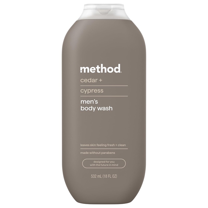 Method Men Body Wash, Cedar + Cypress, Paraben and Phthalate