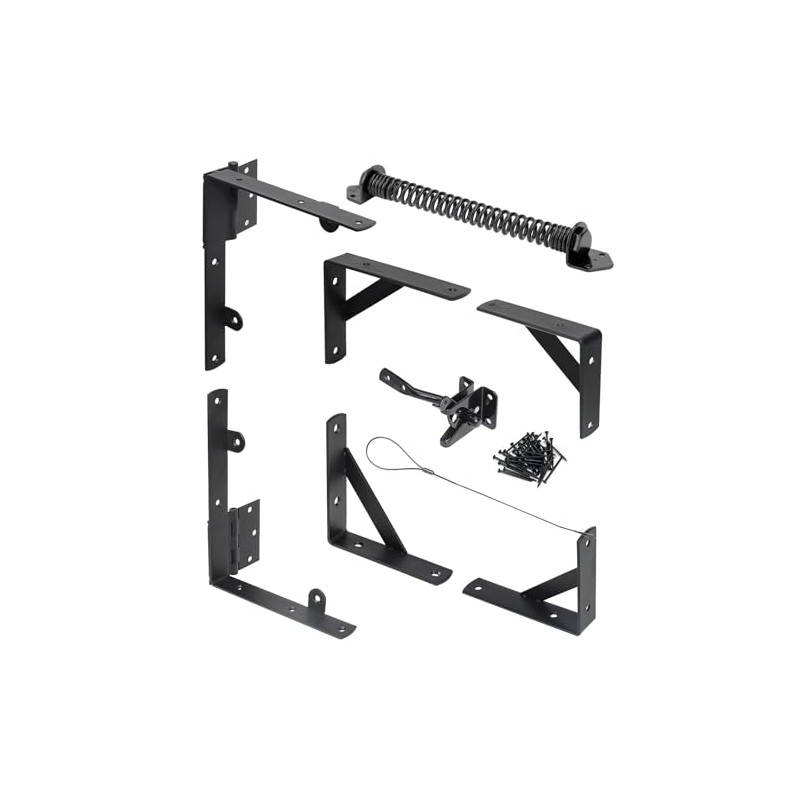 Fence Gate Kit Gate Hardware, 1 Set Anti Sag Gate