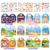 BuyCard 6 Pack Reusable Sticker Book for 2 3 4