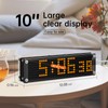 NPHMbM 10 Inch Big Digital Clock with WiFi NTP Sync,Smart