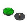 X AUTOHAUX 4pcs M6x1.0 Green Screw Mount Warning Reflector for