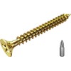 TOPYWMSP 4x50mm Wood Screws,Flat Head Screws for Wood, Zinc Galvanized,Multi