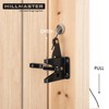 HILLMASTER 2 Pack Self Locking Gate Latch for Wooden Fence