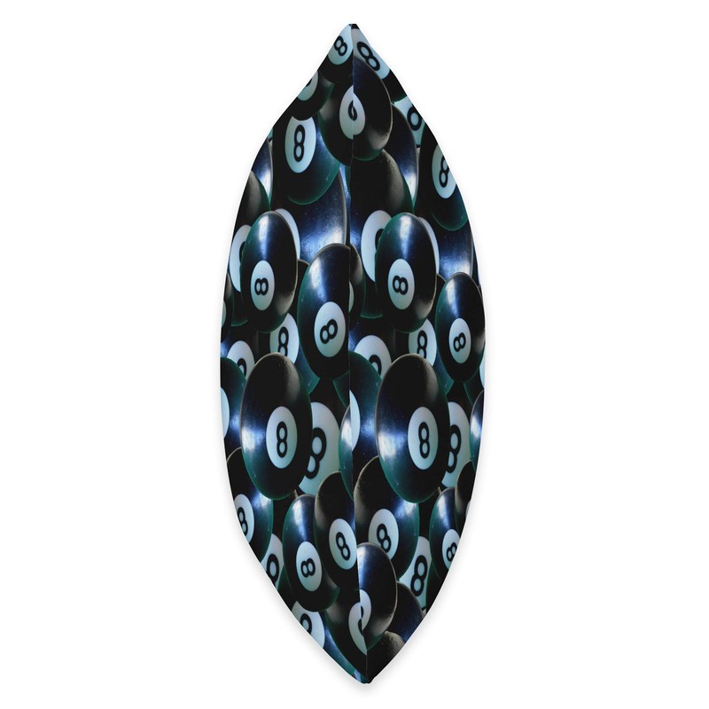 Sabrelia Co. 8 Ball Billiards Pool Magic Patterned Throw Pillow,