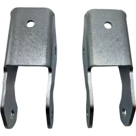 BoCID Rear 3"" to 5"" Drop Shock Extenders Extensions for Lowering Kit Compatible with 1965-1979 Ford F100 F150, sliver