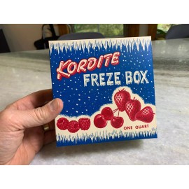 kordite NEW NOS Antique Vintage Grocery Store Display Prop 1940s 1950s Macedon New York