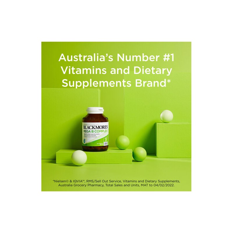 Blackmores Mega B Complex 200 Tablets