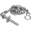 Merriway BH02938 Ball Chain and Stay, 300 mm - Chrome