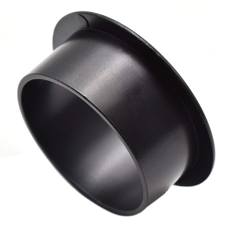 1-3/8 Inch(35mm) Zinc Alloy Desk Hole Cover Grommets Black Wire