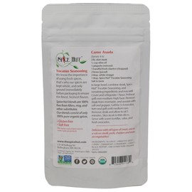 Organic Yucatan Seasoning for Meat/Vegetables/Grilling, 2 ounce, The Spice Hut, small pouch