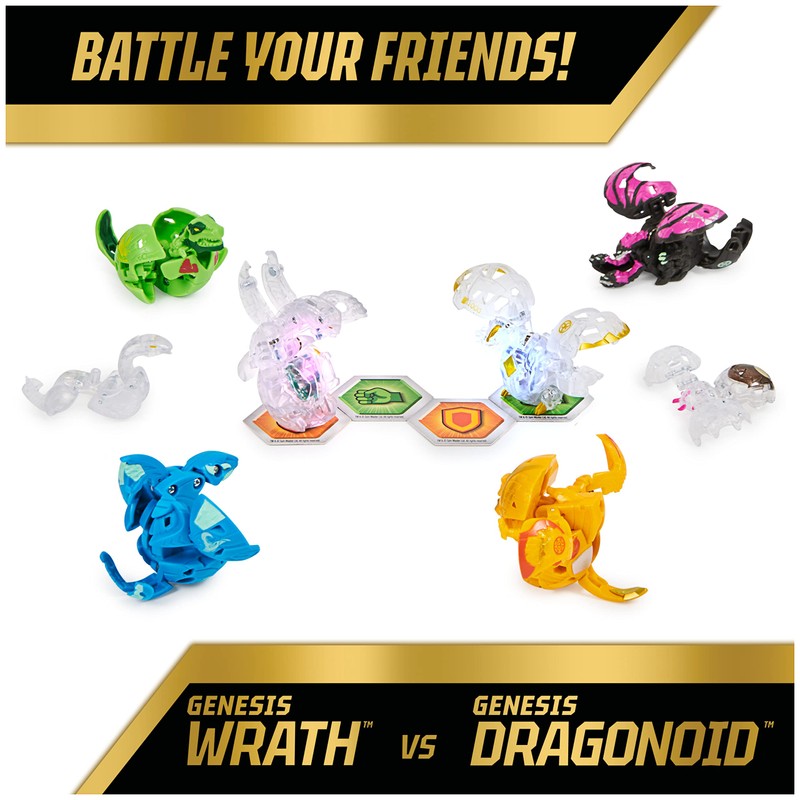 Bakugan Evolutions Genesis Collection Pack - 2 Light Up Action