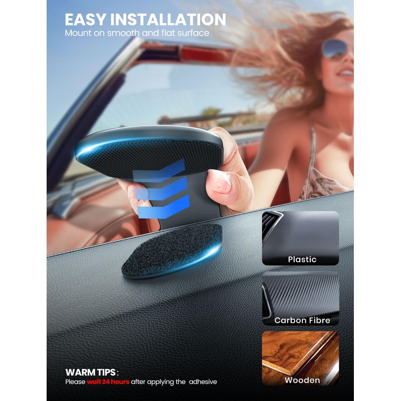 eSamcore for MagSafe Car Mount Detachable, Bendable Aluminum Arm Magnetic