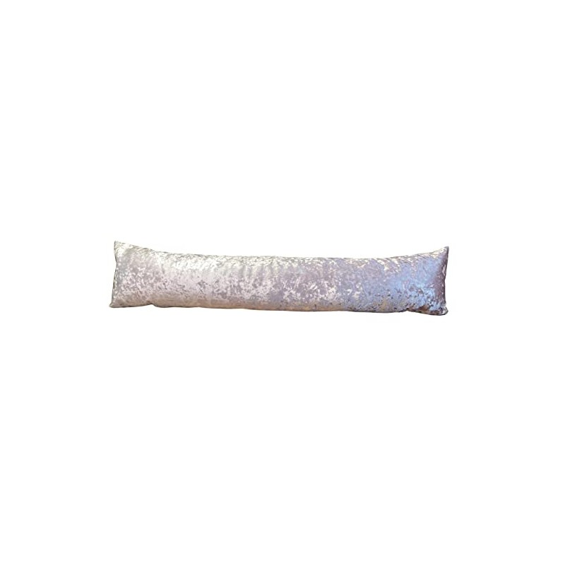 Classic Home Store Draught Excluder Pale Pink Crushed Velvet Door/Window