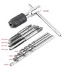 TOPINCN Threading Tapping Tool Kit 9Pcs/Set Screw Taps & T-Handle