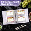 30 Pack 120 Pockets 4x6 Recipe Card Sleeves,3 Ring Binder