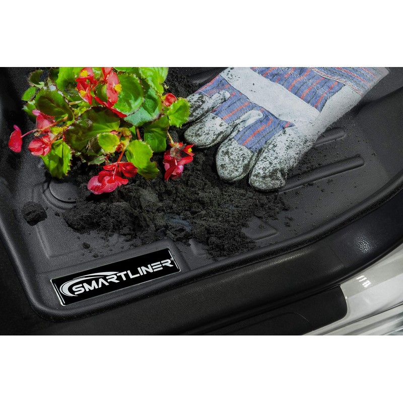 SMARTLINER Custom Fit Floor Mats 2 Row Liner Set Compatible