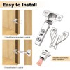 Probrico Full Overlay Soft Closing Clip On Face Frame Mounting