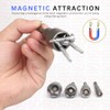 8-19mm Quick-Change 1/4 inch Hex Shank Metric Magnetic Socket Screwdriver