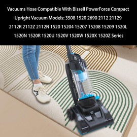 CPAI Replacement Hose for Bissell 3508 1520 2112 2690 21129 23T7 2112R 2112Z 2112N 15204 15207 15208 15209 1520L 1520N 1520R 1520U 1520V 1520W 1520X 1520Z PowerForce Compact Upright Vacuum