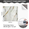 PGVALXOR 50 Sheets Marble-Effect Peel and Stick Wall Panels, Self-Adhesive