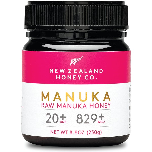 New Zealand Honey Co. Raw Manuka Honey UMF 20+ | MGO 829+, UMF Certified / 8.8oz