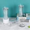 New Arrival 18oz Double Wall Snow Globe Plastic Pre-Drilled Double