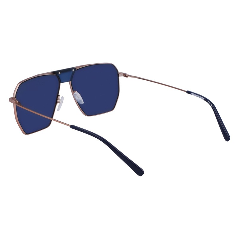 Karl Lagerfeld Unisex Sunglasses, 718 Matte Amber Gold