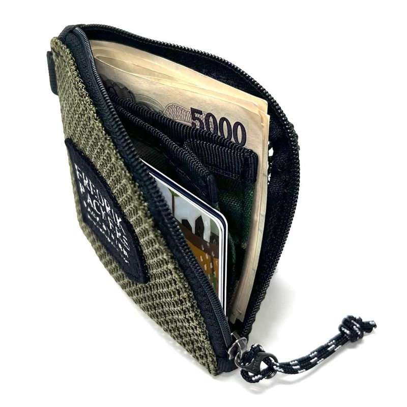 Fredrick Packers Coin Case Wallet, Coin Case, Olive