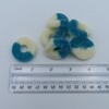 Gummy Blue Raspberry Rings, 4.5 Pound Package, 270 Pieces, Bulk