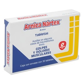 Árnica Nártex 30 Tab Laboratorio Nartex