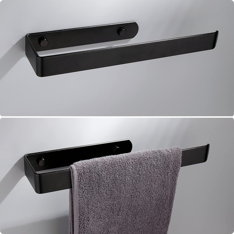 On and Off Premium Kitchen Roll Holder, No Drilling Required,