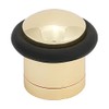 TIMCO Cylinder Door Stop - Polished Brass - Floor Mounted