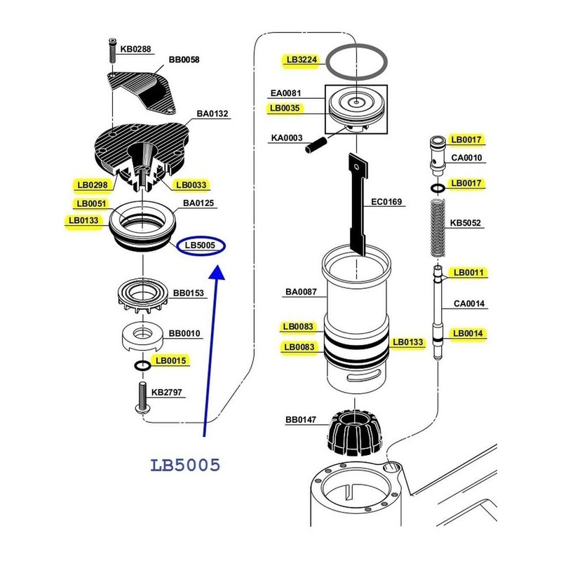 New Rebuild Kit For Senco Stapler M1 M2 M3 SC1