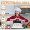 SliceElite Bread Slicer for Sourdough Rounds - Adjustable Bread Slicing