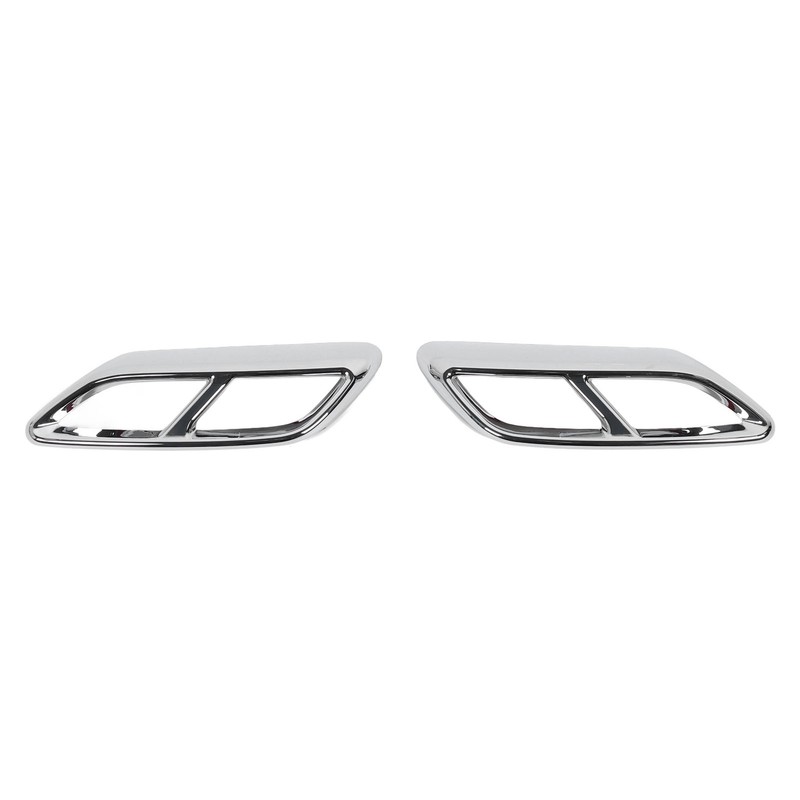 2PCS Exhaust Muffler Tail Pipe Cover Left Right Decorative Tail