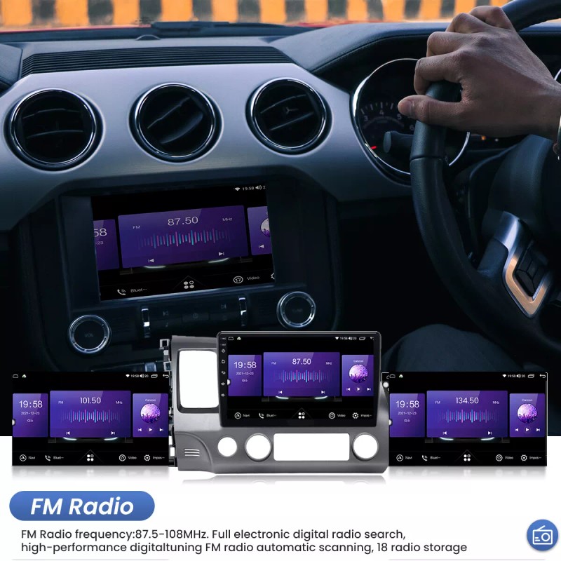 A-Carplay Car Radio Backup Camera Carplay Screen Adapter For Honda