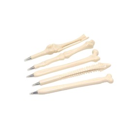 Anyasen knochenstifte 10er Knochen Design Kugelschreiber Geburtstagsgeschenk Knochen-Form Kugelschreiber Geschenk für Krankenschwester Künstler Schule
