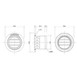 New 協和 Round Awesome Register Cooler Cap for Mailing Water 板付 SGM – 75nc Silver White