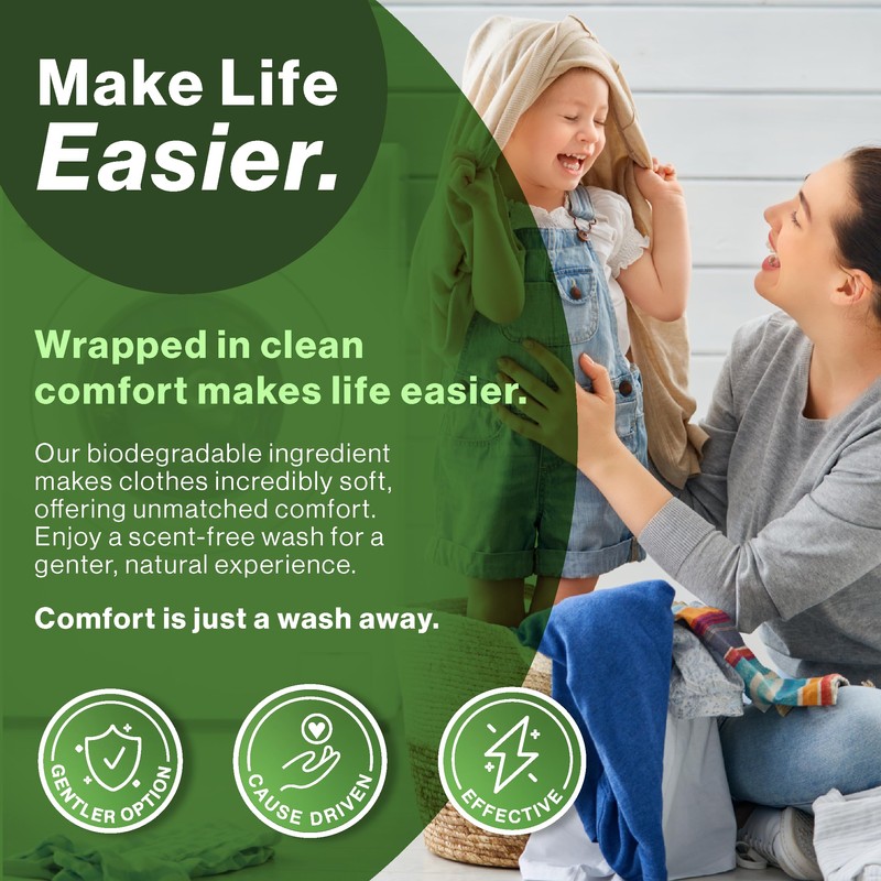 Happy Elephant Laundry Detergent Sheets - Ultra Concentrated, Eco Sheets,