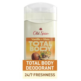 Old Spice Whole Body Deodorant Stick for Men, Vanilla + Shea Scent, 3 Oz