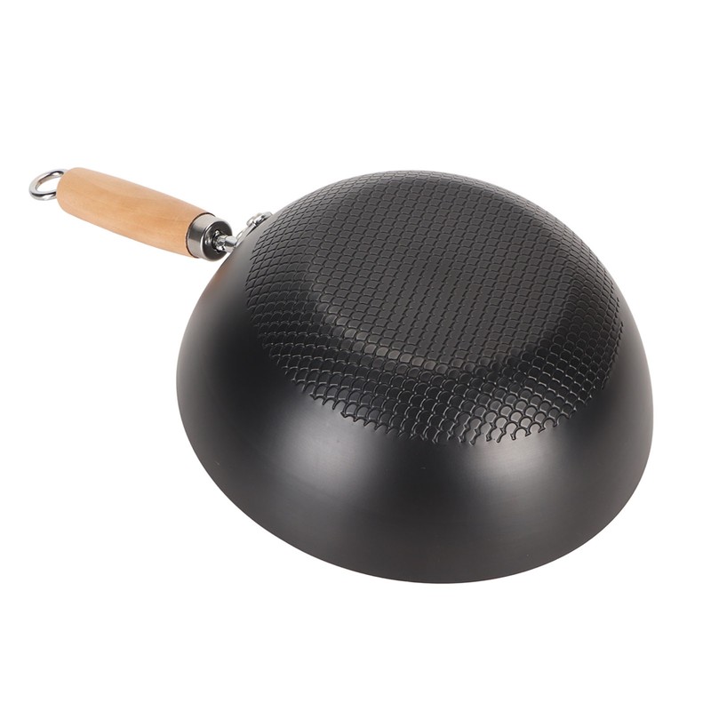 Frying Pan Even Heating Smooth Coating Multifunctional Iron Pot with