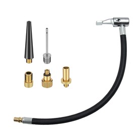 HOUSON Valve Extension Set, 30cm Tire Inflator Air Pump Replacement Hose Car Valve Adapter for Car, Bicycle, Motorcycle, 300 PSI Pressure-Resistant