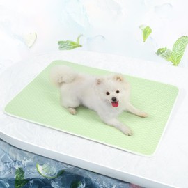 Mora Pets Dog Cooling Mat Breathable Cooling Pad for Dog Cats Washable Pet Cooling Mat for Indoor Outdoor Pets with Non-Slip Bottom 36 x 24 inch Medium