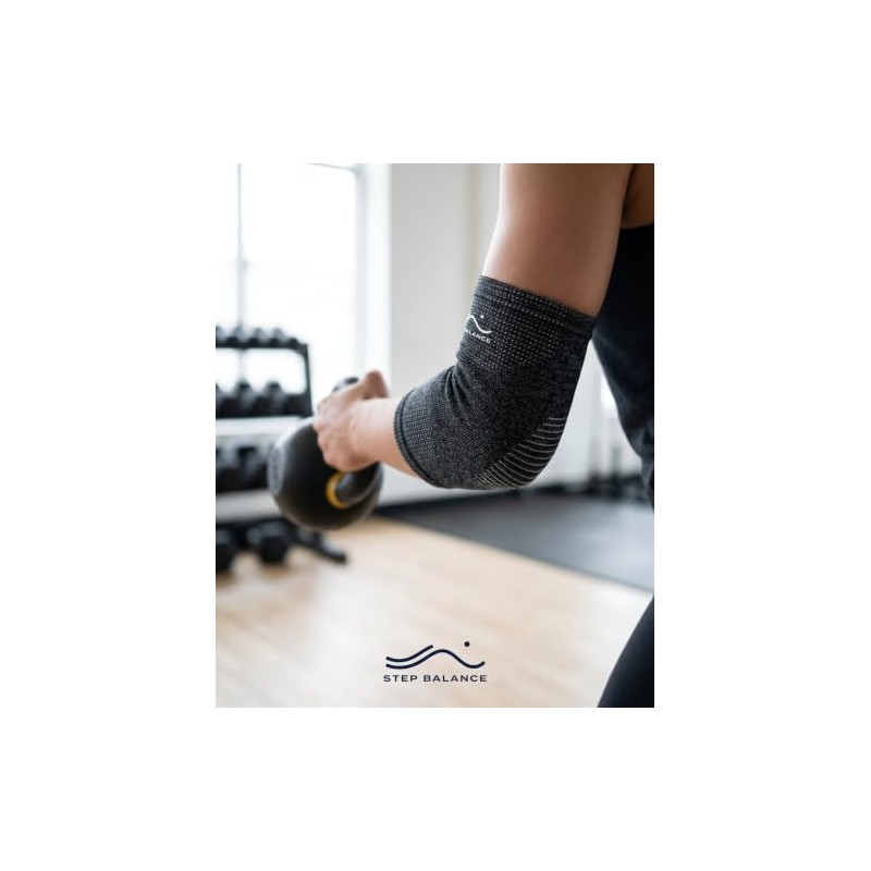 Elbow Support Compression, Tennis and Gym, Size L