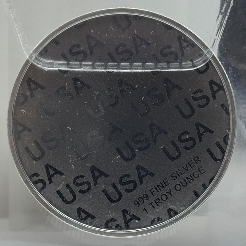 1 oz 2025 silver colorized Trump Round Victory 47 president