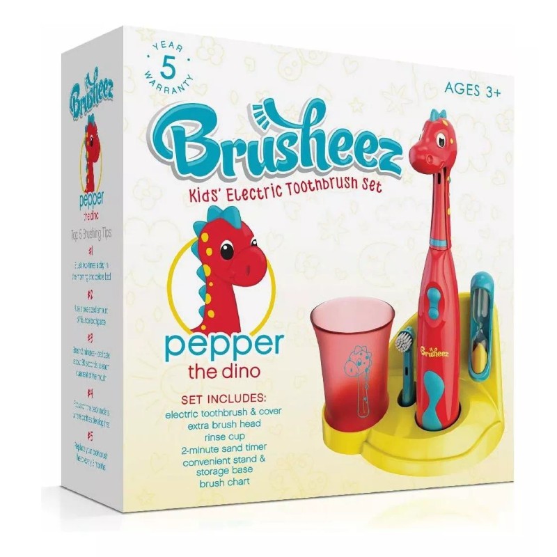 Brusheez De Kid Cepillo De Dientes Eléctrico Set - Pimienta