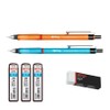 rOtring Visuclick Mechanical Pencil Set 0.7mm Leads 2B Lead Vivid